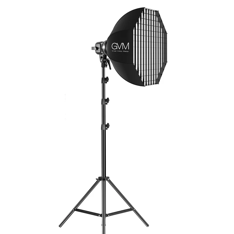 GVM 80W LED Spotlight Daylight Kit with Softbox