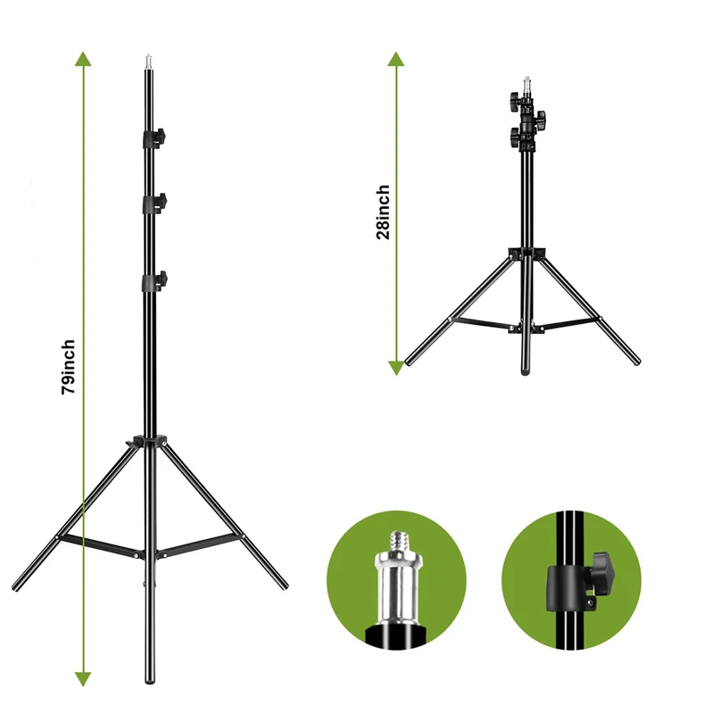 GVM 80W LED Spotlight Daylight Kit with Softbox