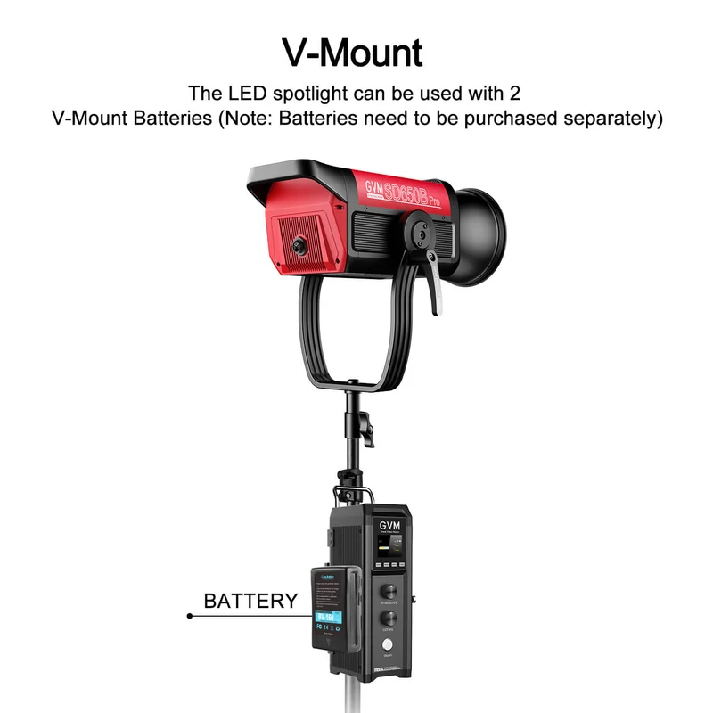 GVM Pro SD650B Bi-Color LED Monolight
