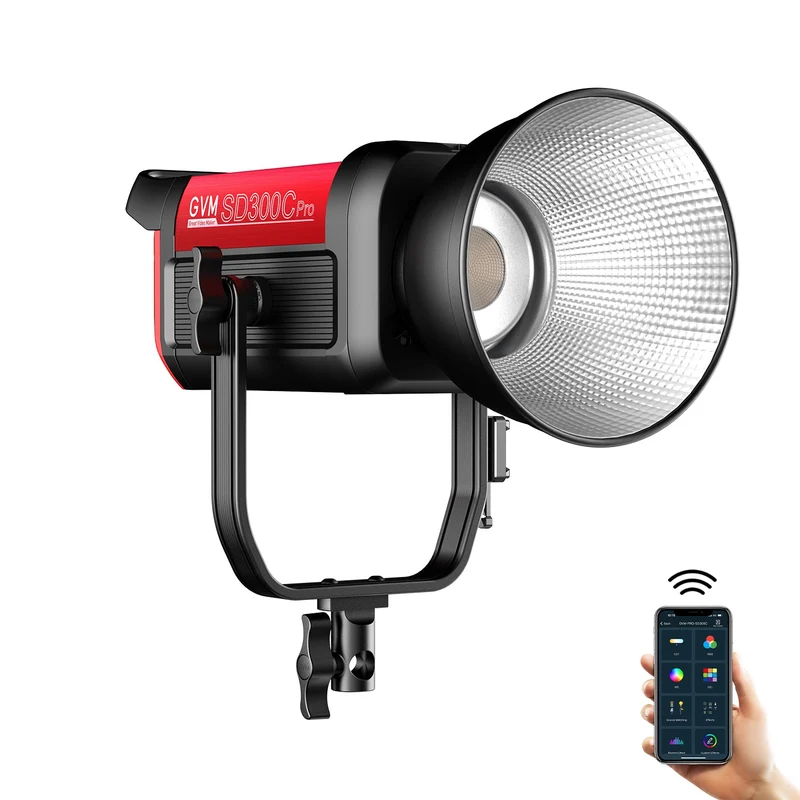 GVM PRO SD300C 300W High Power RGB&Bi-Color Monolight（Buy 1 Get 1 Free）(add 2 items to cart)