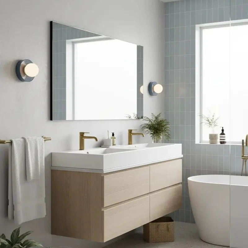 Applique Alicia Ø16 cm – Applique moderne en céramique, style contemporain salle de bain