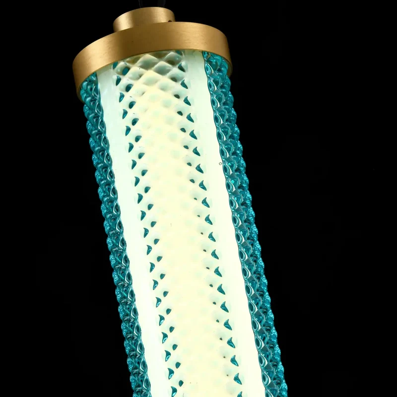 Suspension Tiffany verticale Diamant – Luminaire design LED dimmable élégant