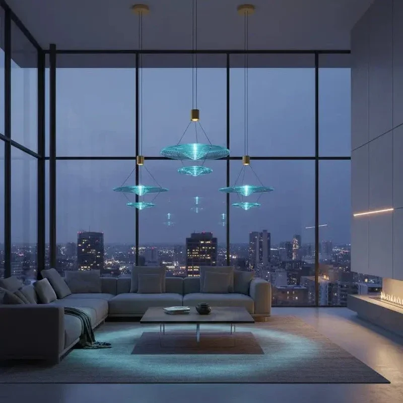 Suspension Venise – Suspension design effet goutte d’eau lumineuse