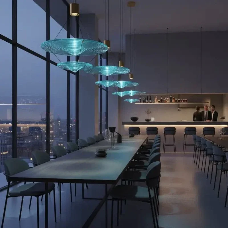 Suspension Venise – Suspension design effet goutte d’eau lumineuse