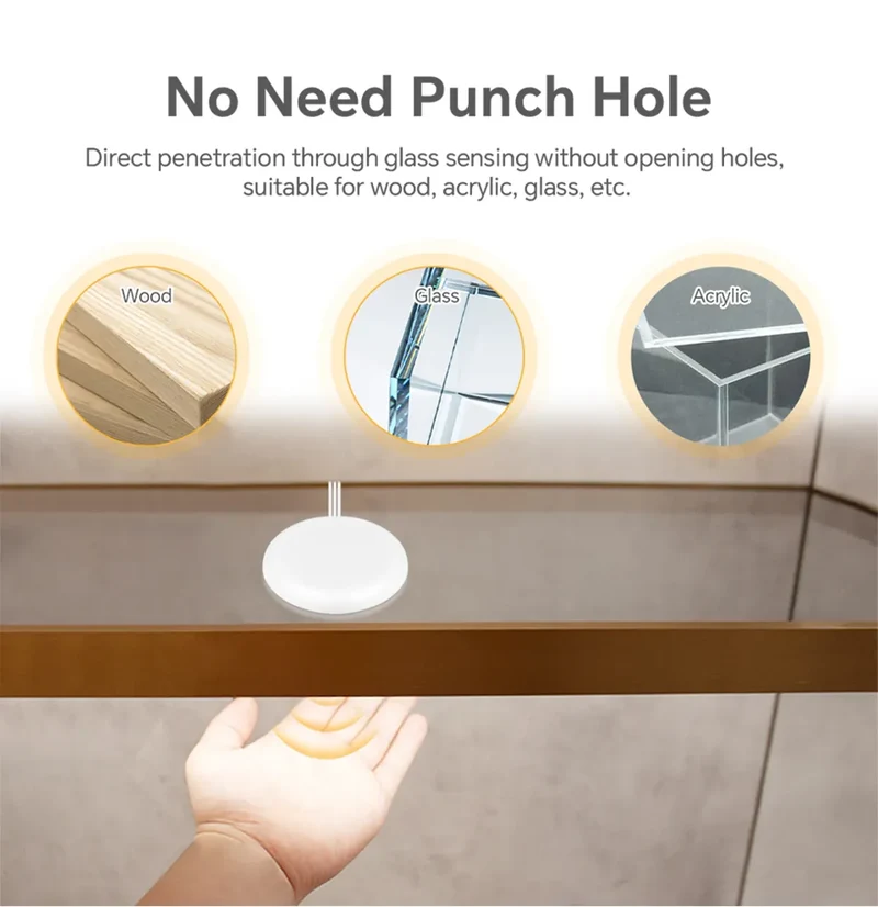 Self-Adhesive COB Neon LED Strip Light for Under Cabinet - Penetrating Touch Sensor, 24V