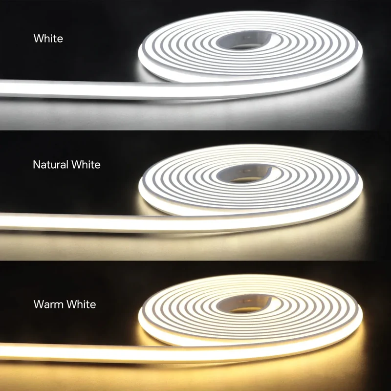 Self-Adhesive COB Neon LED Strip Light for Under Cabinet - Penetrating Touch Sensor, 24V