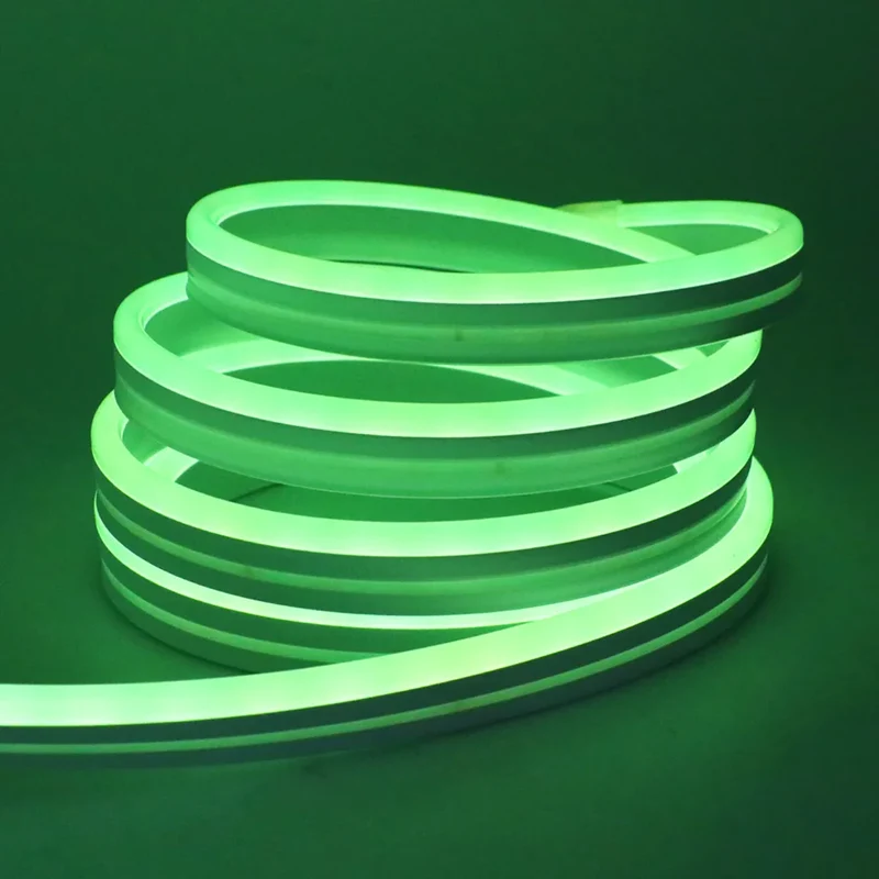DC 24V RGB Neon Rope LED Strip Light - App Control, Music Sync, Waterproof, AC 110V/220V