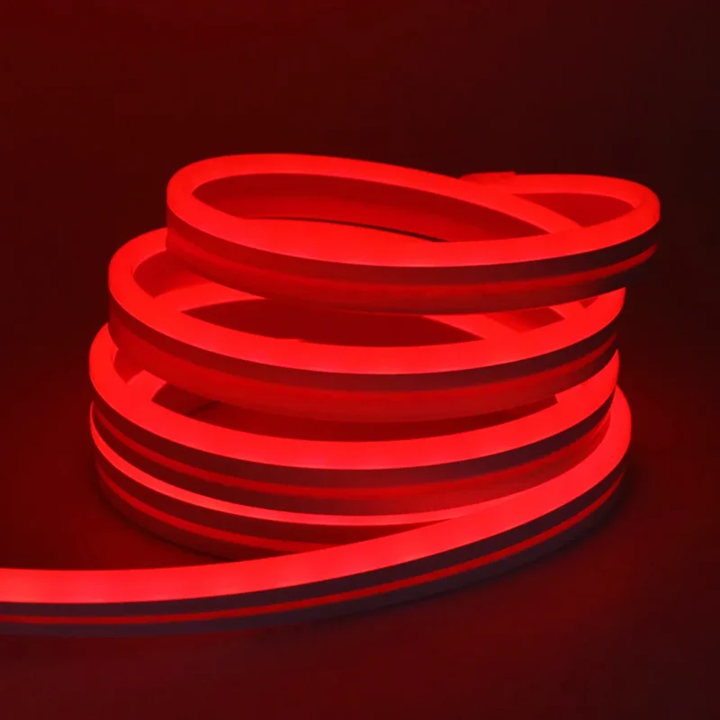DC 24V RGB Neon Rope LED Strip Light - App Control, Music Sync, Waterproof, AC 110V/220V