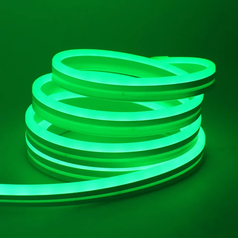 DC 24V RGB Neon Rope LED Strip Light - App Control, Music Sync, Waterproof, AC 110V/220V