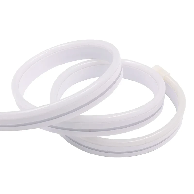 DC 24V RGB Neon Rope LED Strip Light - App Control, Music Sync, Waterproof, AC 110V/220V