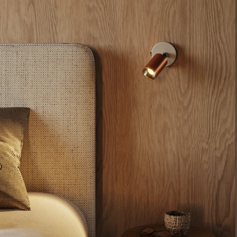 Spot GU10 Spotlight LED Bispot - Cuivre satiné / Chrome