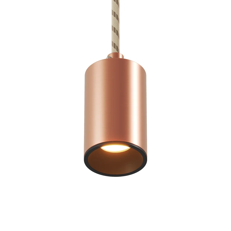 Spot GU10 Spotlight LED Bispot - Cuivre satiné / Noir
