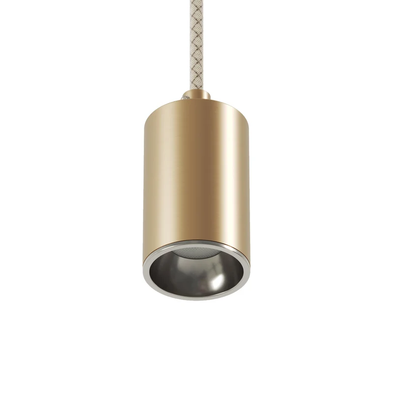 Spot GU10 Spotlight LED Bispot - Bronze satiné / Chrome
