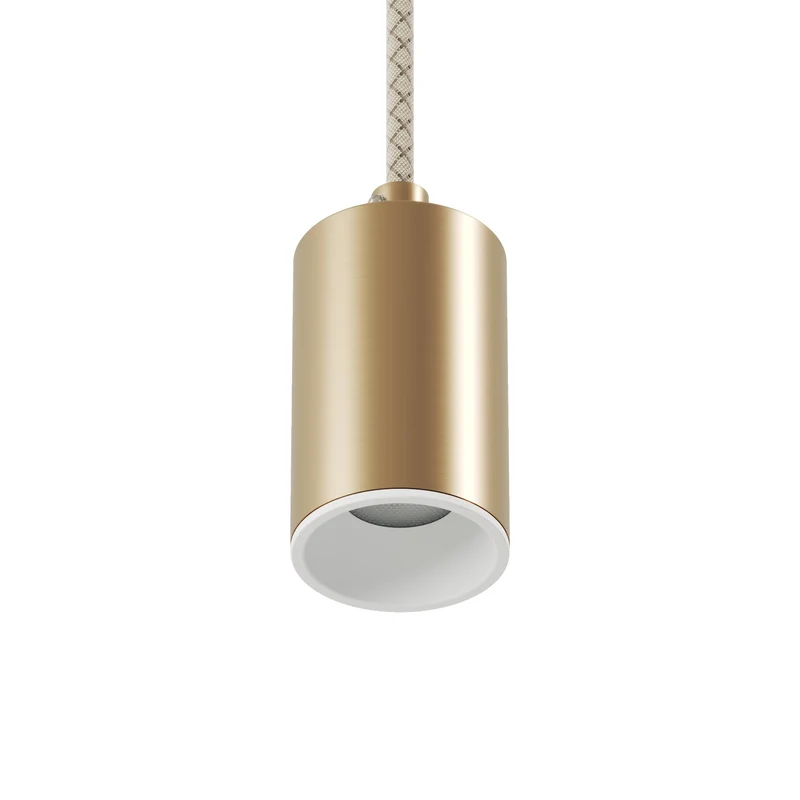 Spot GU10 Spotlight LED Bispot - Bronze satiné / Blanc mat
