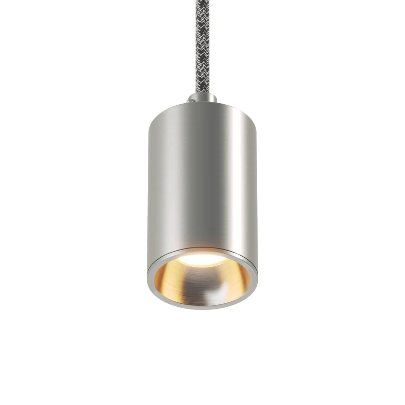 Spot GU10 Spotlight LED Bispot - Titane satiné
