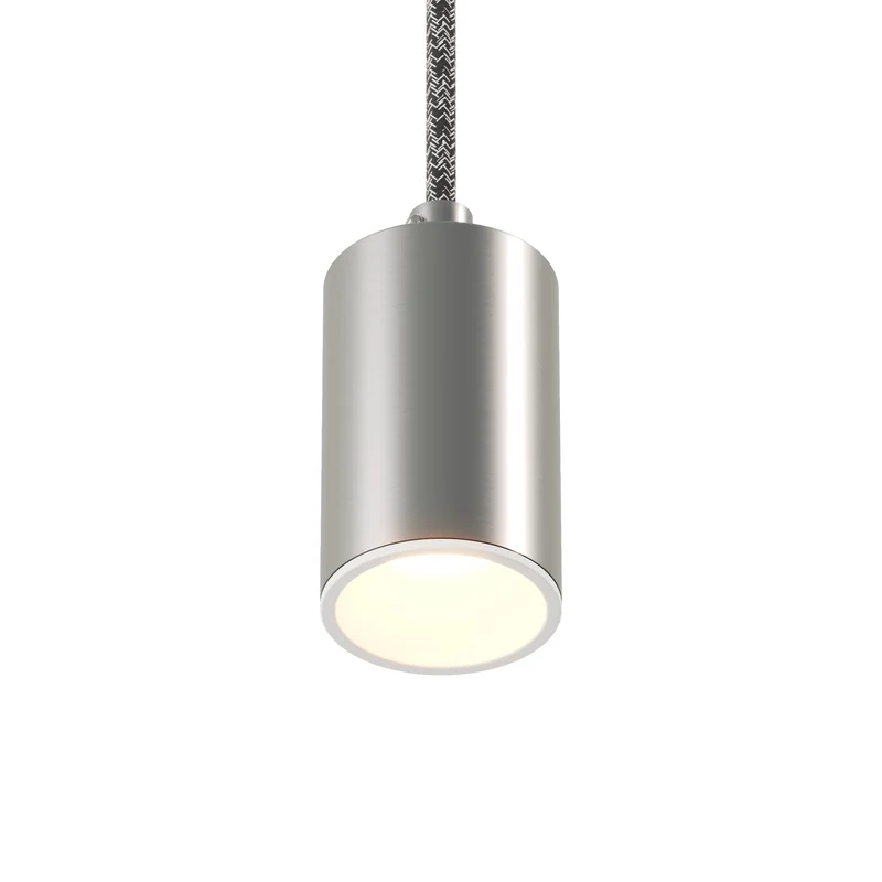 Spot GU10 Spotlight LED Bispot - Titane satiné / Blanc mat