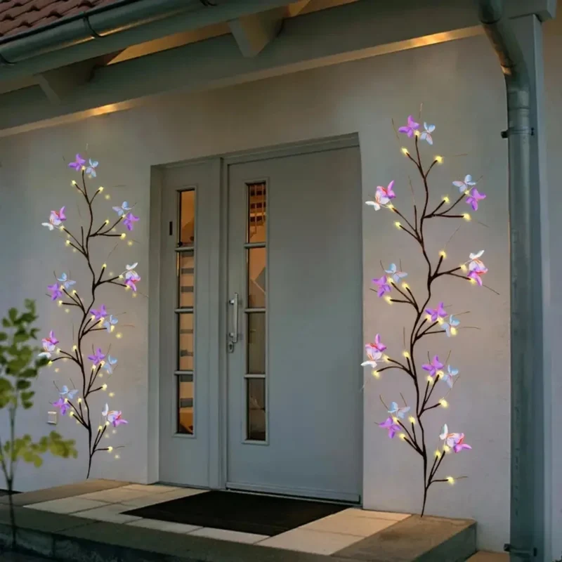 8 Modes Enchanted Willow Vine Light LED Light - 8 Modes, USB Powered Butterfly Design