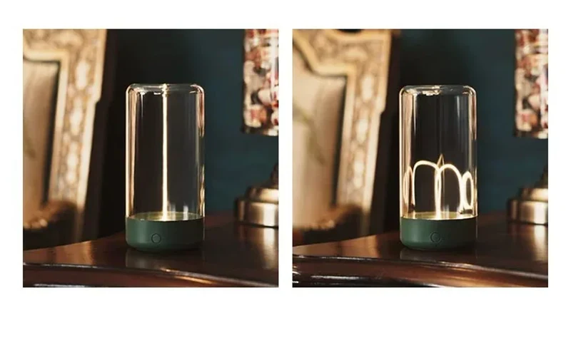 Magnetic Flexible Filament Table Lamp - Portable, Touch Dimmable, USB Rechargeable