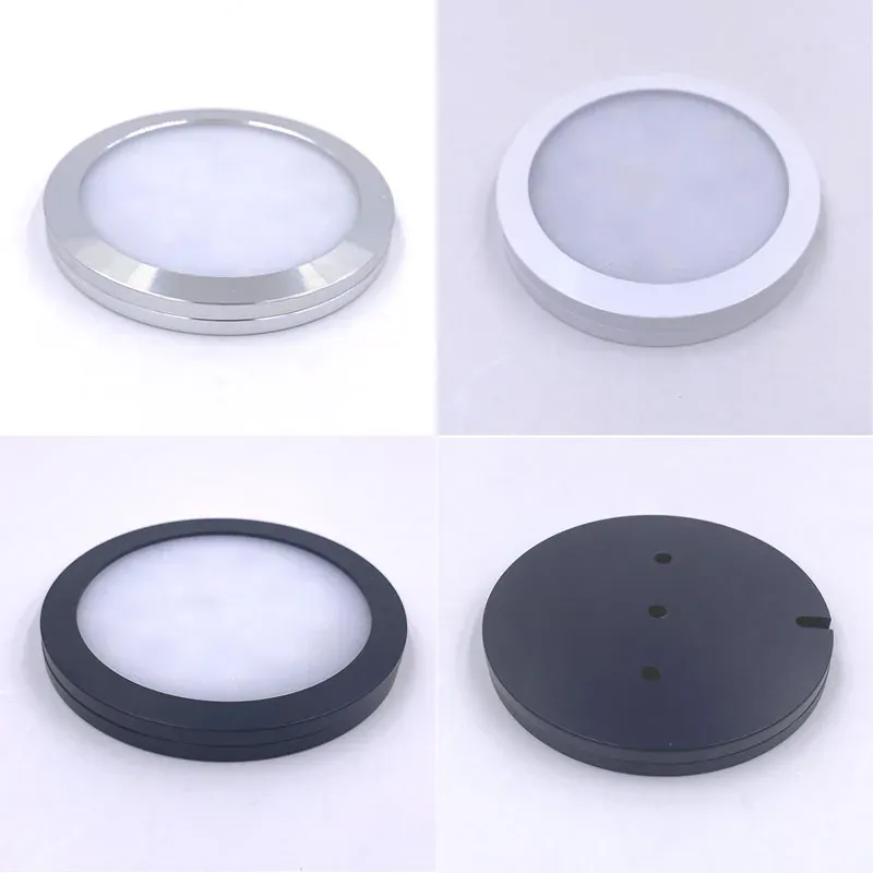 12V Ultra-Thin Aluminum LED Puck Lights - Mini Ceiling, Cabinets & RV Lighting