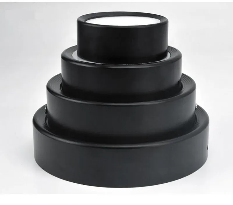 12V Aluminum Under Cabinet LED Puck Lights - Surface Mount, Multiple Wattage Options