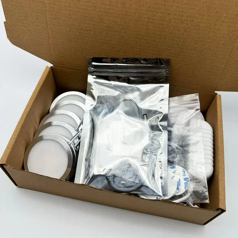 Tuya Zigbee Smart Under Cabinet LED Puck Lights - 12V, App & Voice Control, Full Kit