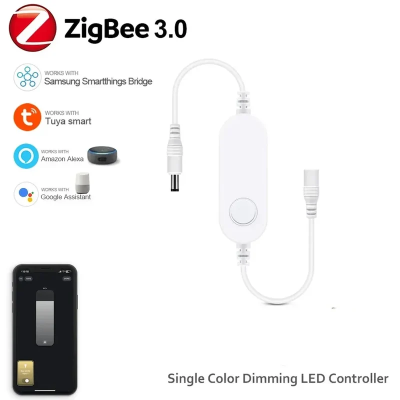Tuya Zigbee Smart Under Cabinet LED Puck Lights - 12V, App & Voice Control, Full Kit