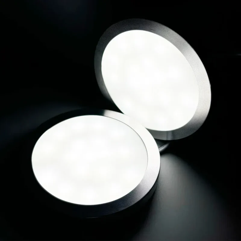 Tuya Zigbee Smart Under Cabinet LED Puck Lights - 12V, App & Voice Control, Full Kit