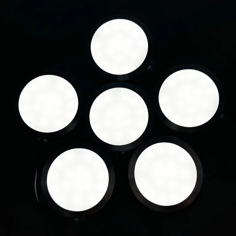 Tuya Zigbee Smart Under Cabinet LED Puck Lights - 12V, App & Voice Control, Full Kit