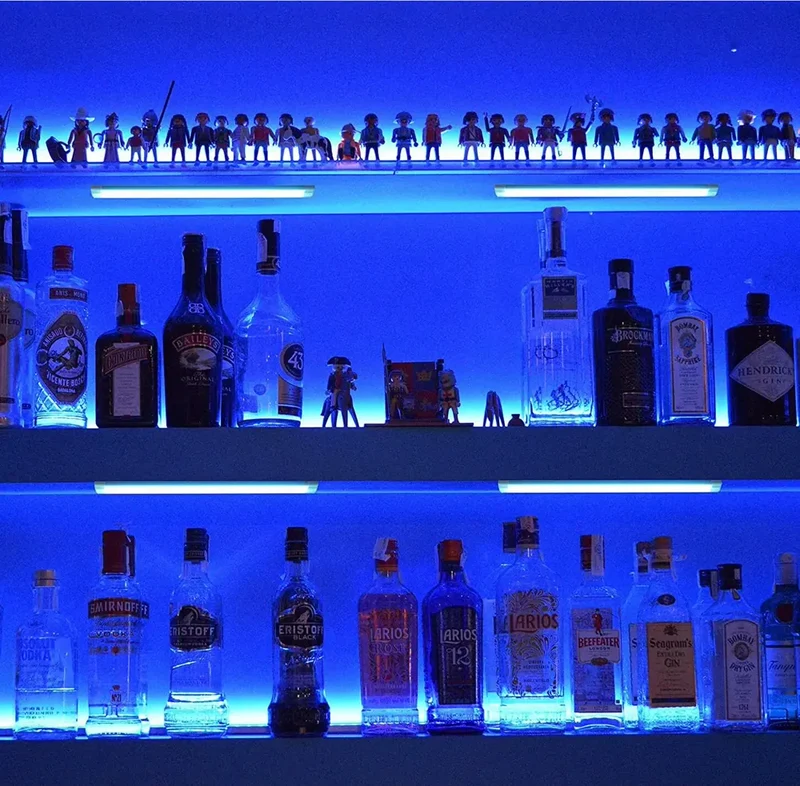4-Pin RGB Tuya WiFi Under Cabinet LED Light Bar - App & Voice Control, Dimmable