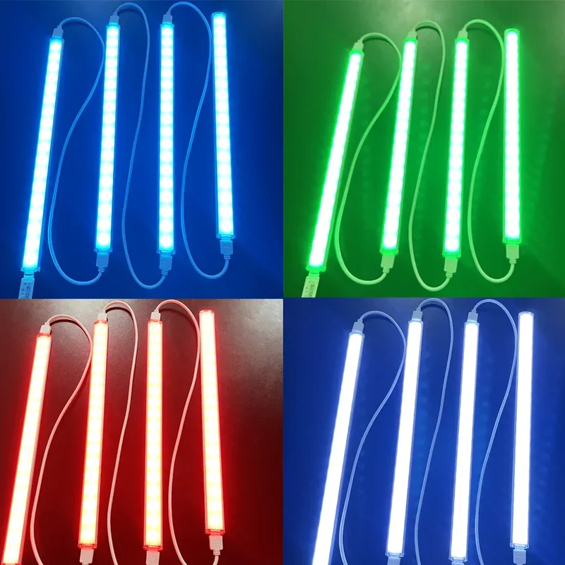 4-Pin RGB Tuya WiFi Under Cabinet LED Light Bar - App & Voice Control, Dimmable
