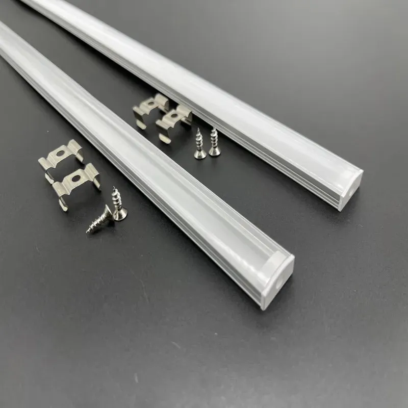Aluminum LED Corner Channel Holder - 50cm Profile for Cabinet Light Bars
