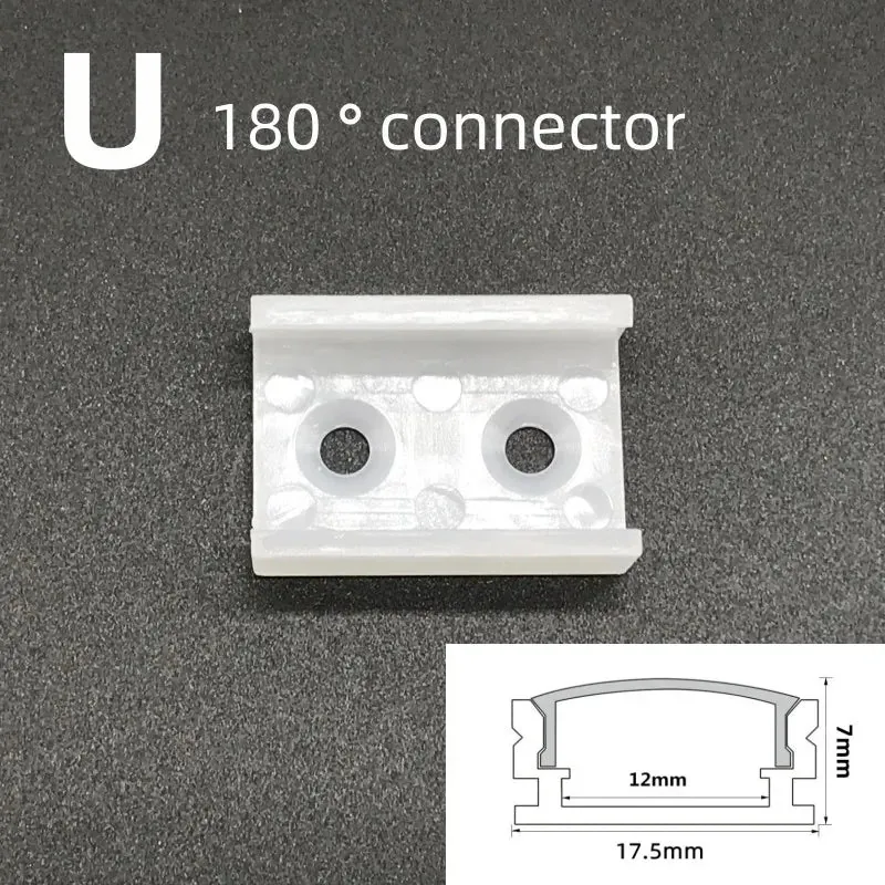 Aluminum LED Corner Channel Holder - 50cm Profile for Cabinet Light Bars