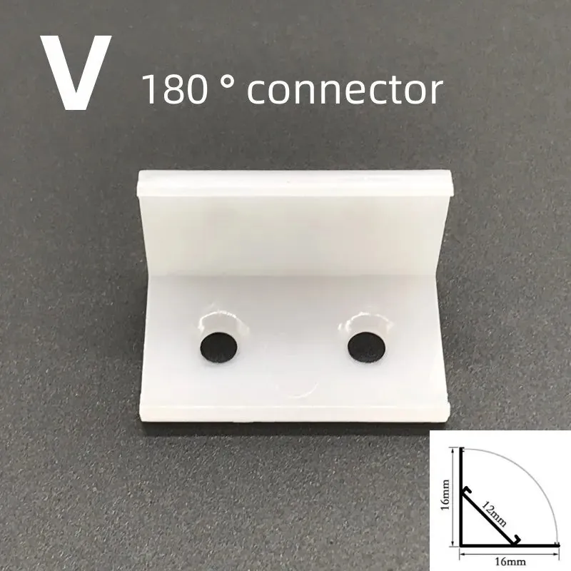 Aluminum LED Corner Channel Holder - 50cm Profile for Cabinet Light Bars