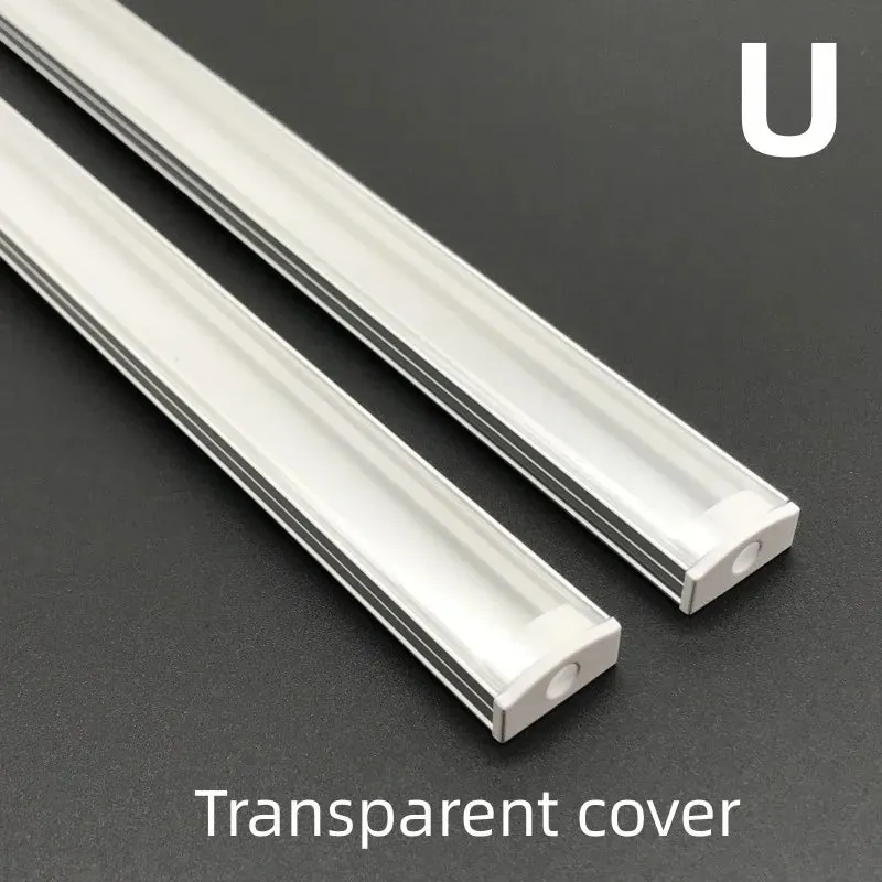 Aluminum LED Corner Channel Holder - 50cm Profile for Cabinet Light Bars