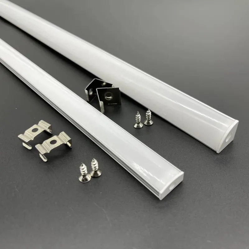 Aluminum LED Corner Channel Holder - 50cm Profile for Cabinet Light Bars