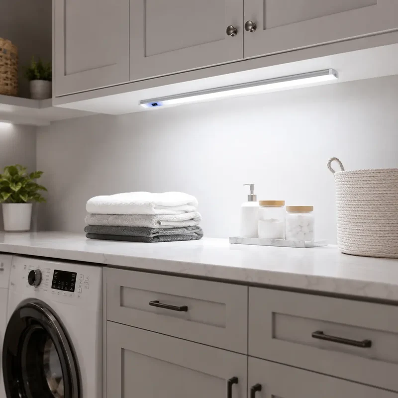 Hand Sweep Motion Sensor Under Cabinet LED Light Bar Kit - 12V Aluminum