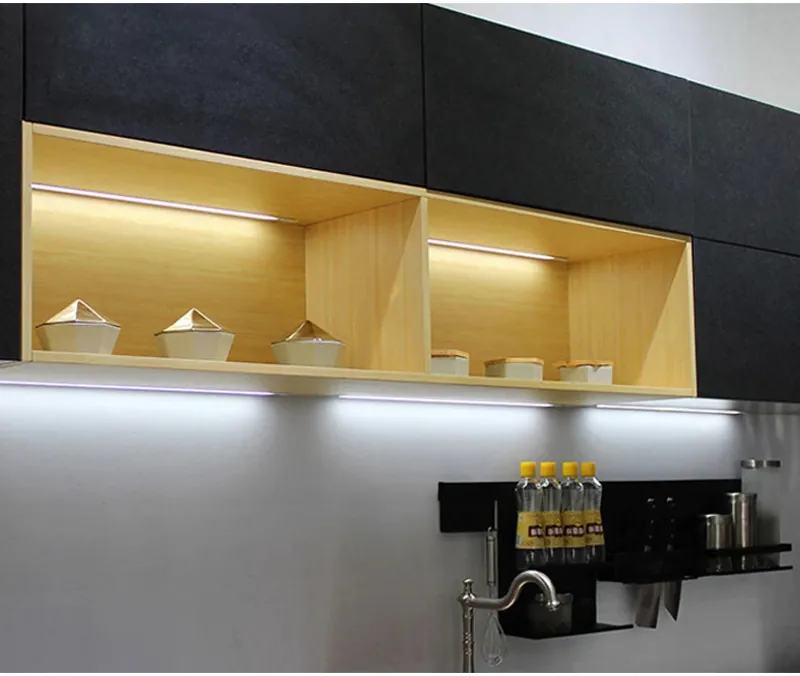 Hand Wave Sensor Under Cabinet LED Light Bar - USB Powered, 3-Color Aluminum