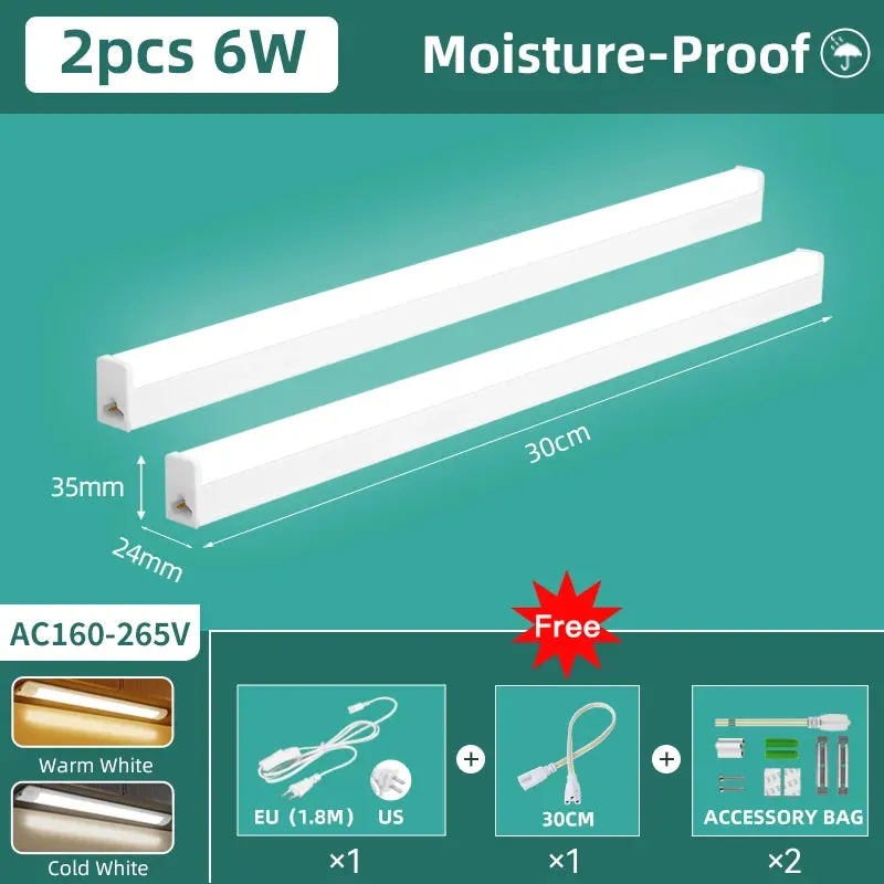 Moisture-Proof Under Cabinet LED Light Bar - Waterproof Dustproof, Super Bright
