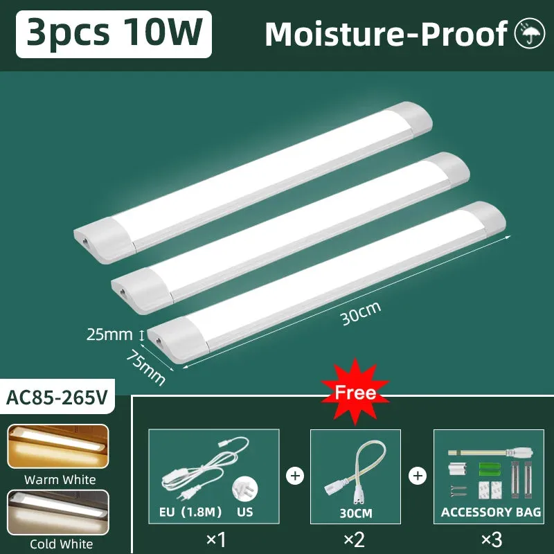 Moisture-Proof Under Cabinet LED Light Bar - Waterproof Dustproof, Super Bright