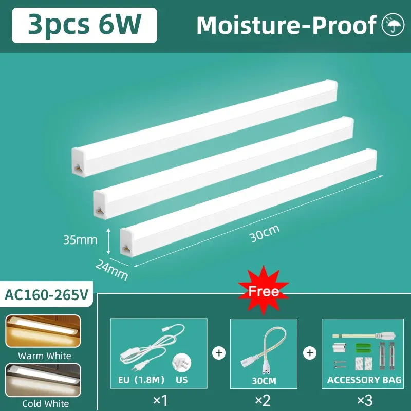 Moisture-Proof Under Cabinet LED Light Bar - Waterproof Dustproof, Super Bright