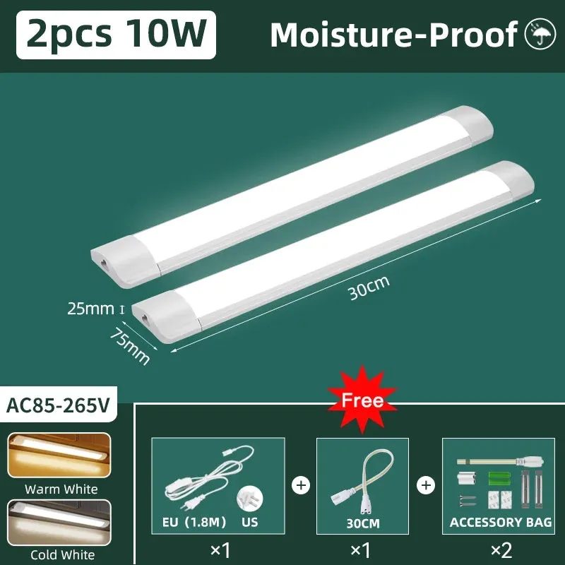 Moisture-Proof Under Cabinet LED Light Bar - Waterproof Dustproof, Super Bright