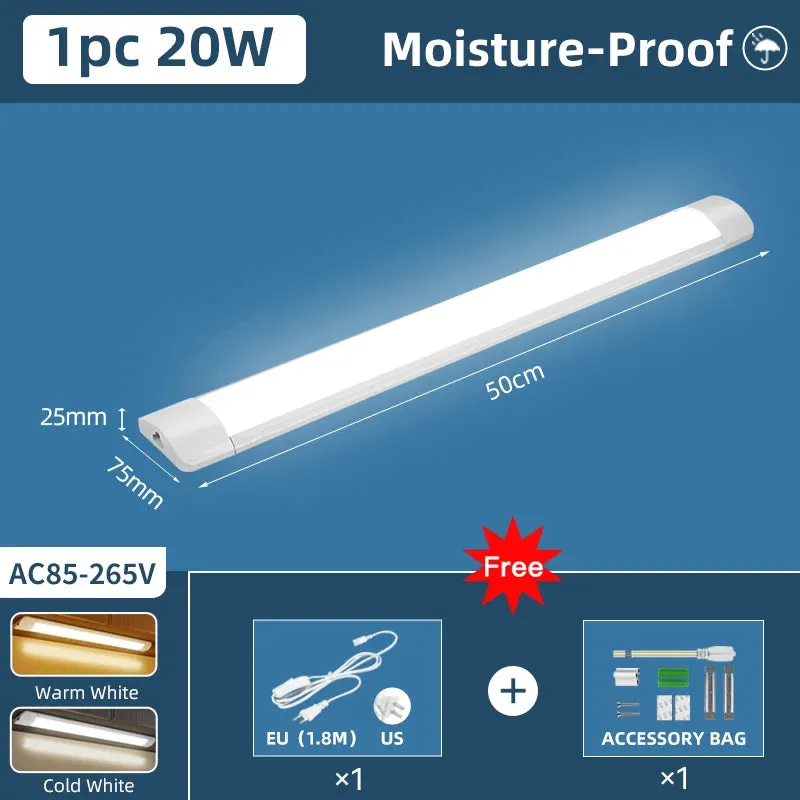 Moisture-Proof Under Cabinet LED Light Bar - Waterproof Dustproof, Super Bright