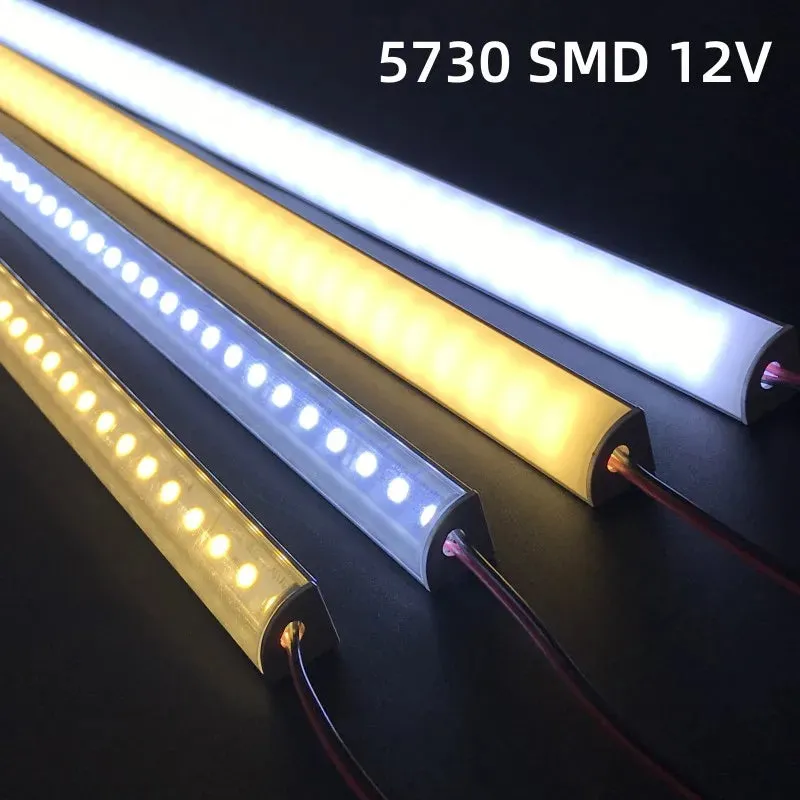 V-Shaped Under Cabinet LED Light Bar - 12V Aluminum Channel, 36 LEDs