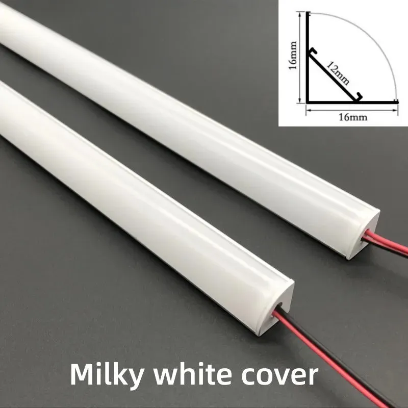 V-Shaped Under Cabinet LED Light Bar - 12V Aluminum Channel, 36 LEDs