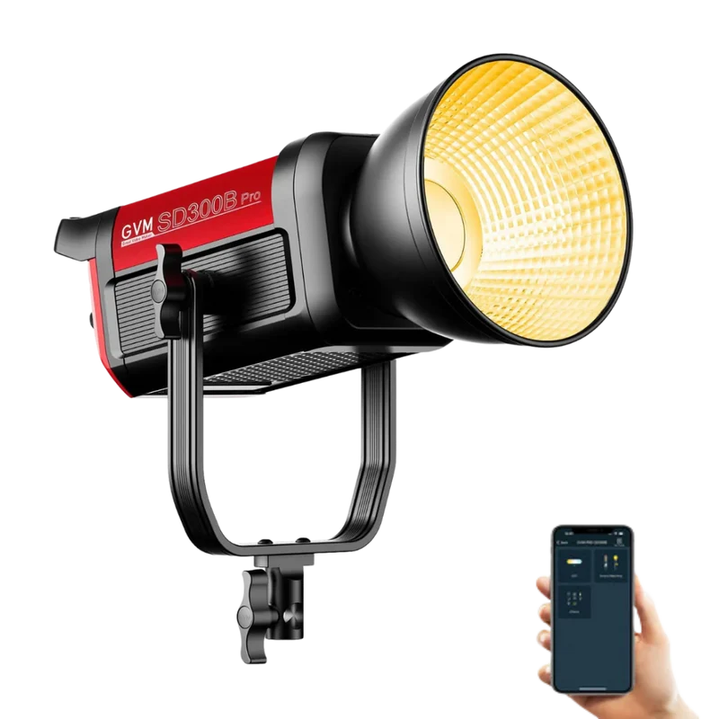 GVM PRO-SD300B 300W Bi-Color Monolight V-mount Mesh Bluetooth(Buy 1 Get 1 Free)(add 2 items to cart)