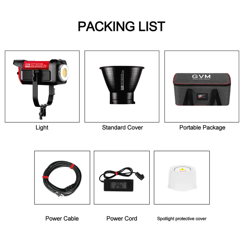 GVM PRO-SD300B 300W Bi-Color Monolight V-mount Mesh Bluetooth(Buy 1 Get 1 Free)(add 2 items to cart)