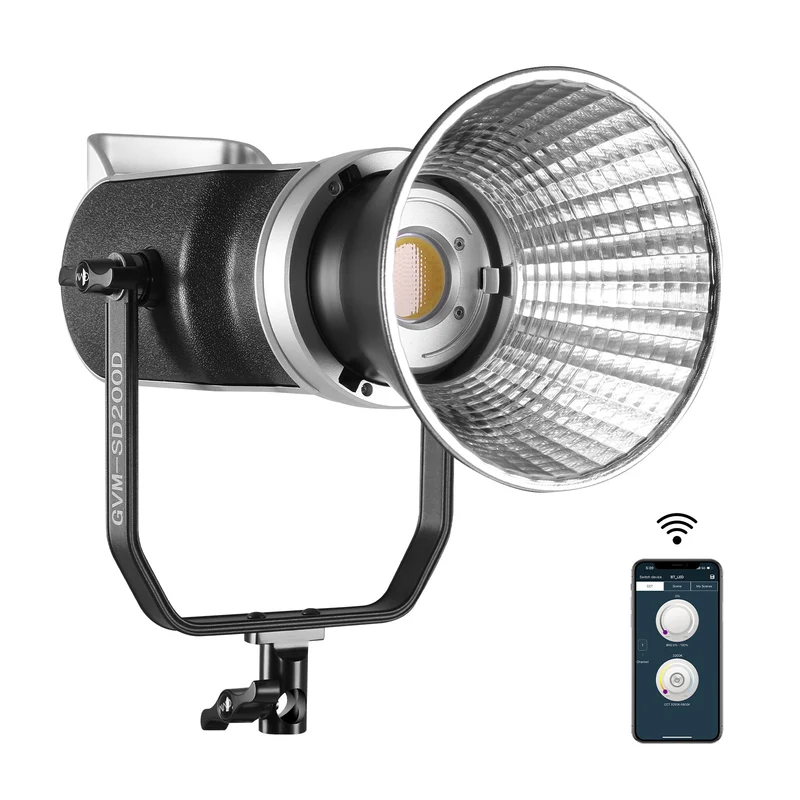 GVM 200W High Power Bi-Color LED Spotlight Light