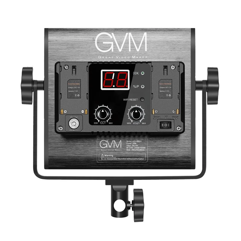 GVM-480LS 28W High Beam Bi-Color LED Video Soft Light（3-Light Kit）