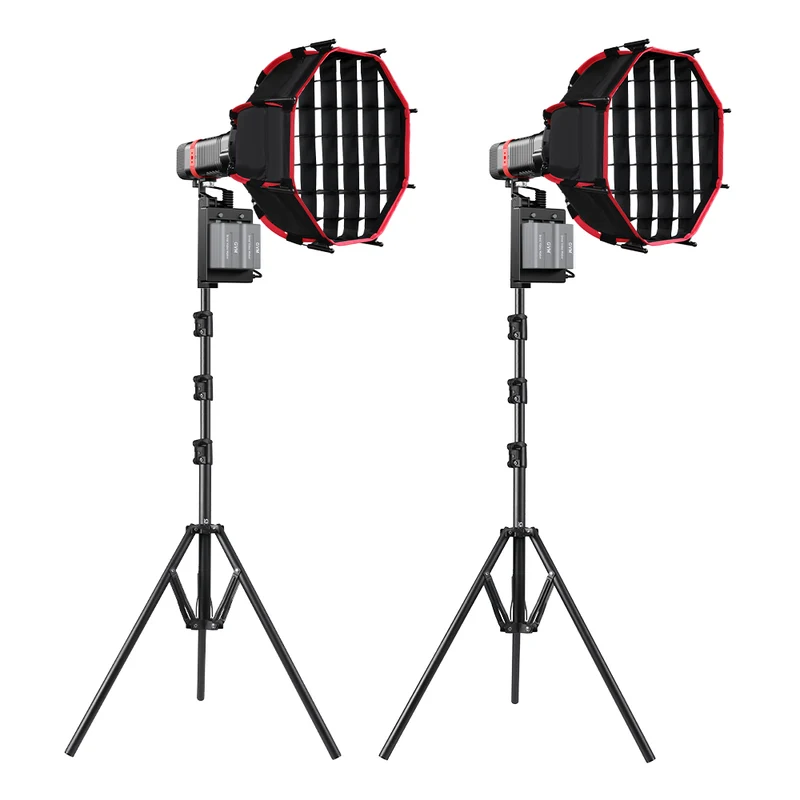 GVM PL60C RGB Pocket LED Monolight (2-Light Kit)
