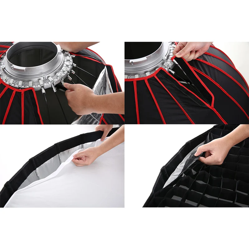 GVM Quick Release And Portable Softbox with a G-mount designed (48'')